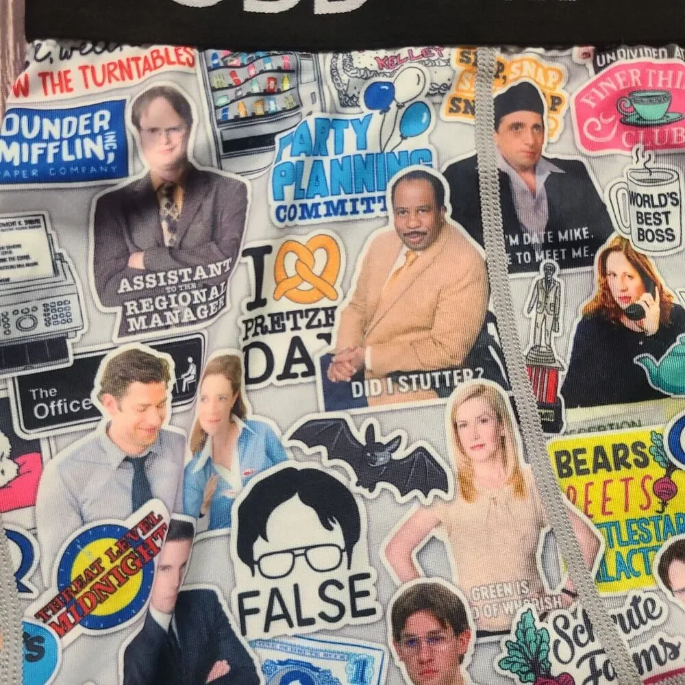 Odd Sox Boxer Briefs Mens Medium The Office Funny Graphic Print Dunder Mifflin - Picture 2 of 12